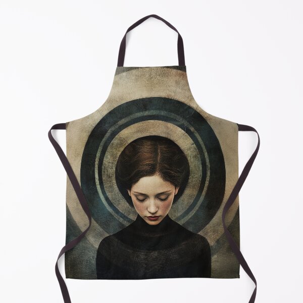 Item preview, Inner Reflections - Surreal Portrait with Concentric Circles designed and sold by Magical Art Store.