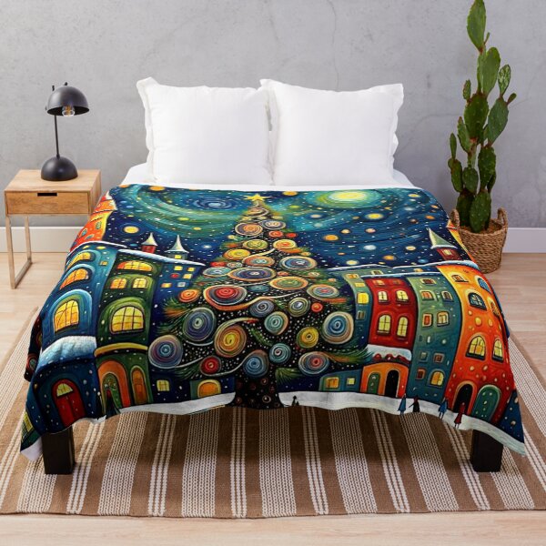Item preview, Árbol de Navidad en la plaza del pueblo 2 designed and sold by George Hutton Hunter.