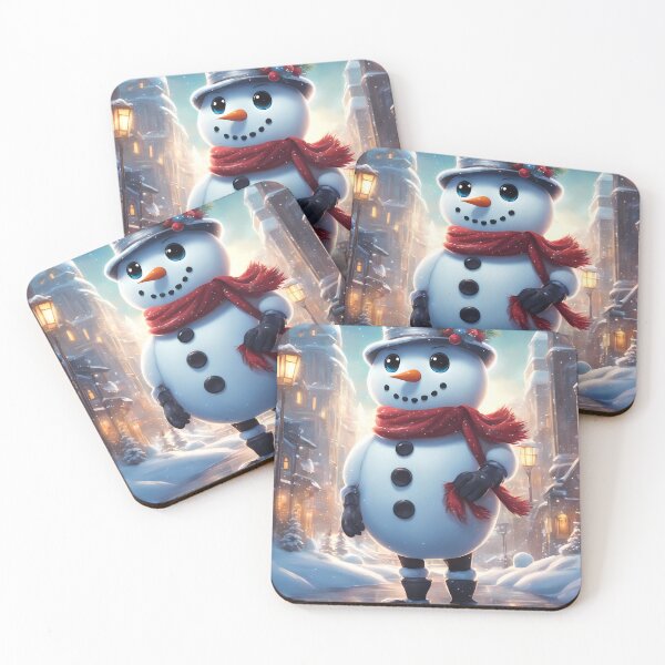 Item preview, Charming Snowman in a Festive Winter Wonderland designed and sold by MystiqSlav.