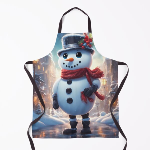 Item preview, Charming Snowman in a Festive Winter Wonderland designed and sold by MystiqSlav.