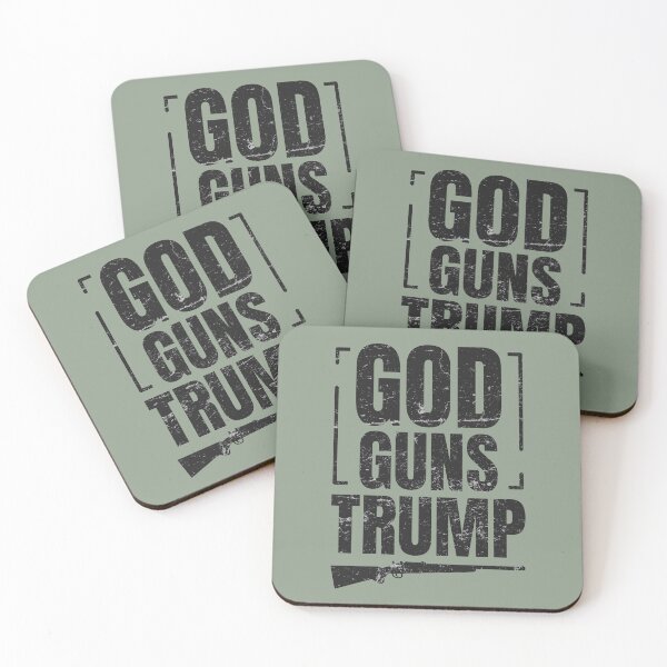 Item preview, God Guns Trump  designed and sold by HowToCanadian.
