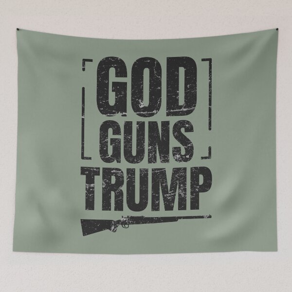 Item preview, God Guns Trump  designed and sold by HowToCanadian.