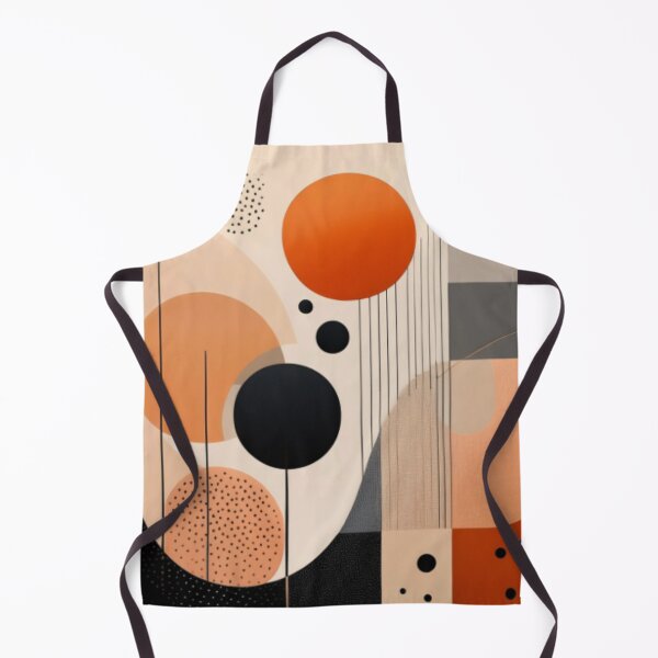 Artikelvorschau, Abstrakte geometrische Kunst in Orange und Schwarz entworfen und verkauft von RaiyaTees.