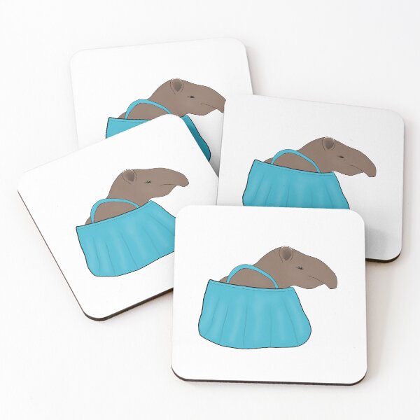 Item preview, Brazilian Lowland Tapir in a Blue Handbag designed and sold by ThatIsSomething.
