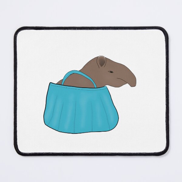 Item preview, Brazilian Lowland Tapir in a Blue Handbag designed and sold by ThatIsSomething.