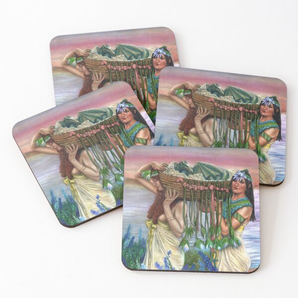 Item preview, Discovery of Dragons - Egyptian Women Holding Dragon designed and sold by Tiffany Toland-Scott.