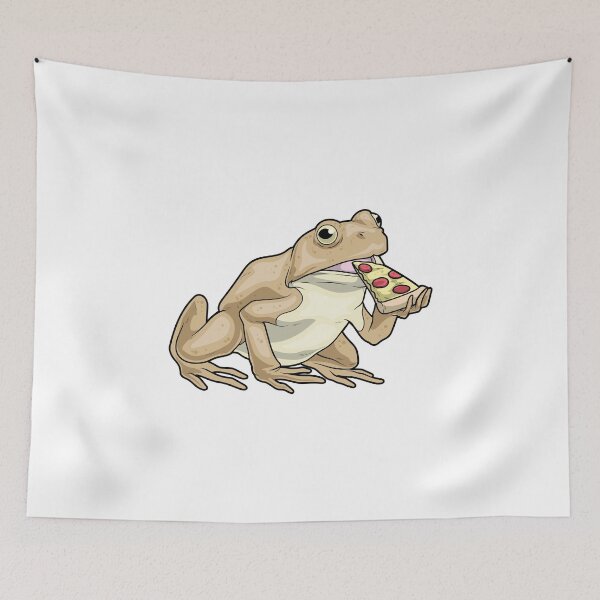 Item preview, Frog Pizza designed and sold by Snabdesign84.
