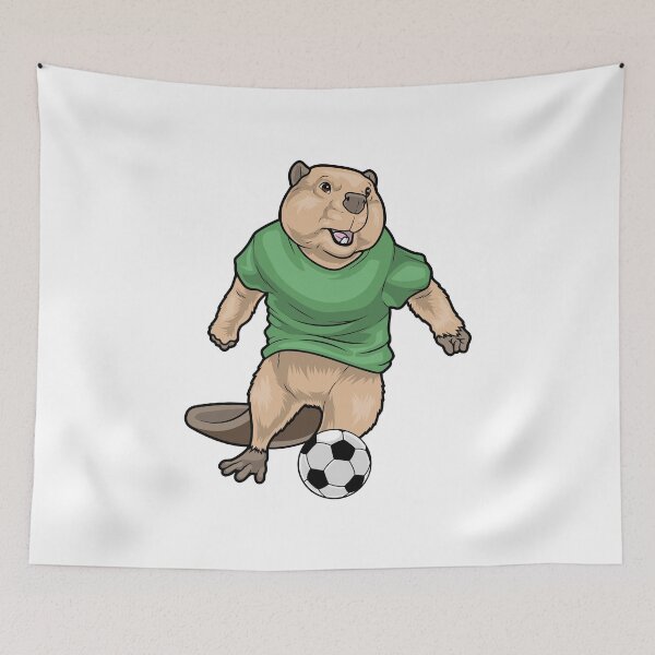 Item preview, Beaver Soccer player Soccer designed and sold by Snabdesign84.
