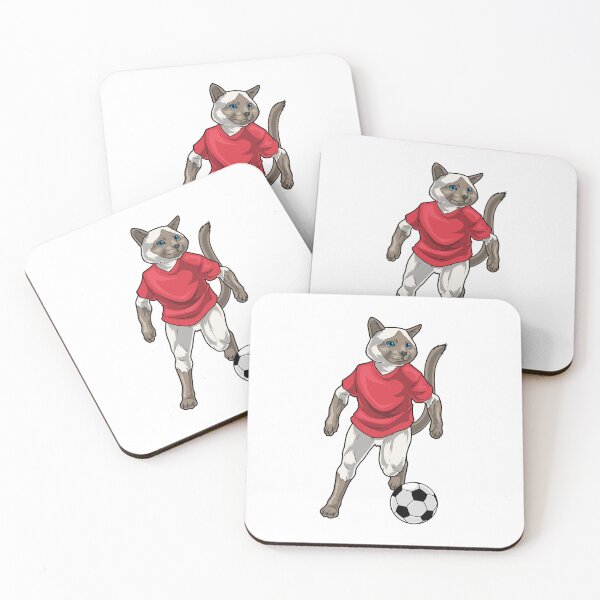 Item preview, Siamese cat Soccer player Soccer designed and sold by Snabdesign84.