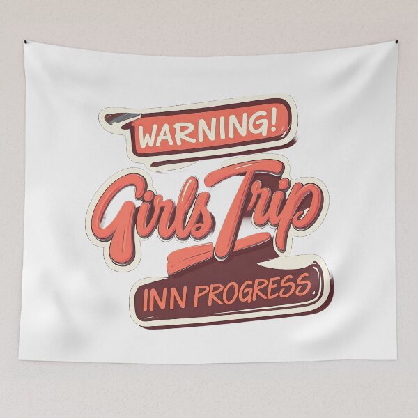 Item preview, Vintage Girls Trip Warning designed and sold by TeesHearts100.