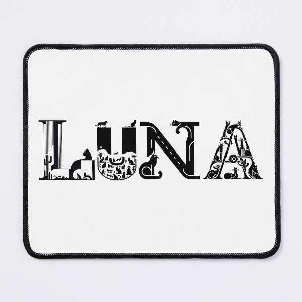 Item preview, Luna Cat Name Written in Cats Font Typeface designed and sold by Divine Ease.