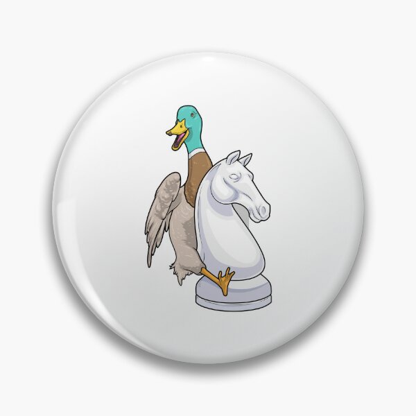 Artikelvorschau, Ente Schachfigur Springer Schach entworfen und verkauft von Snabdesign84.