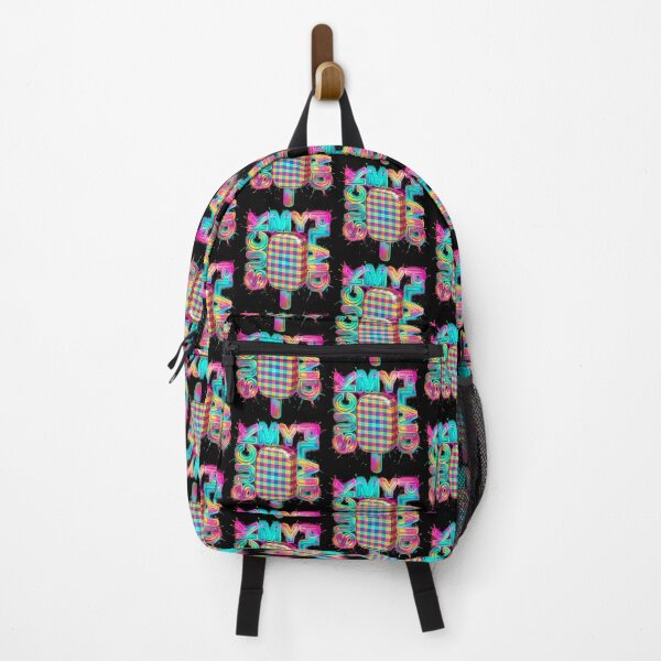 Item preview, 'Suck My Plaid' Retro-Rebel Lollipop in 1980s Neon Dayglo Colours designed and sold by This Is Tartan™.