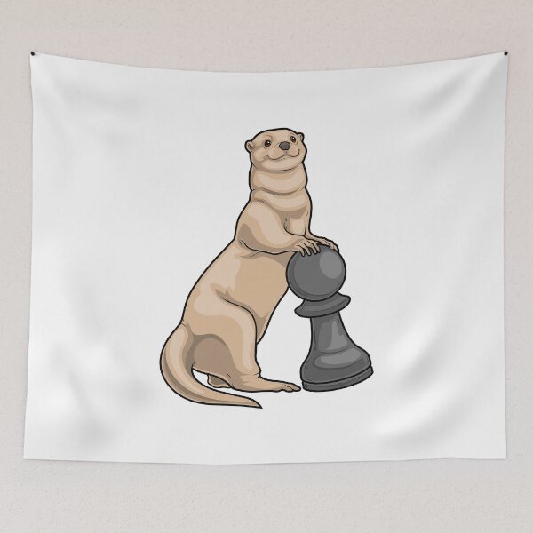 Artikelvorschau, Otter Schachfigur Bauer Schach entworfen und verkauft von Snabdesign84.