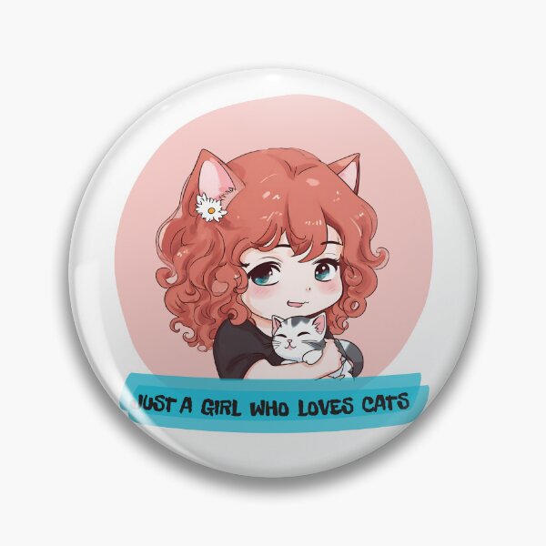 Item preview, Just a girl who loves cats !  designed and sold by bunchofalex.