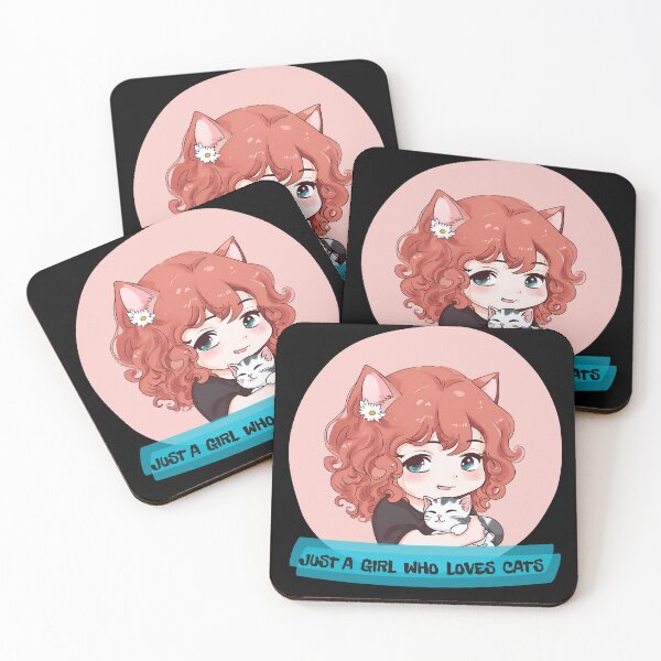Item preview, Just a girl who loves cats !  designed and sold by bunchofalex.