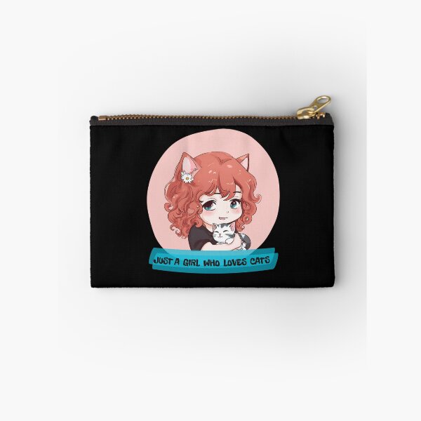 Item preview, Just a girl who loves cats !  designed and sold by bunchofalex.