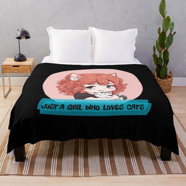 Item preview, Just a girl who loves cats ! designed and sold by bunchofalex.