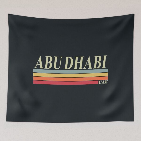 Item preview, Abu Dhabi Retro UAE Design designed and sold by Mo5tar.