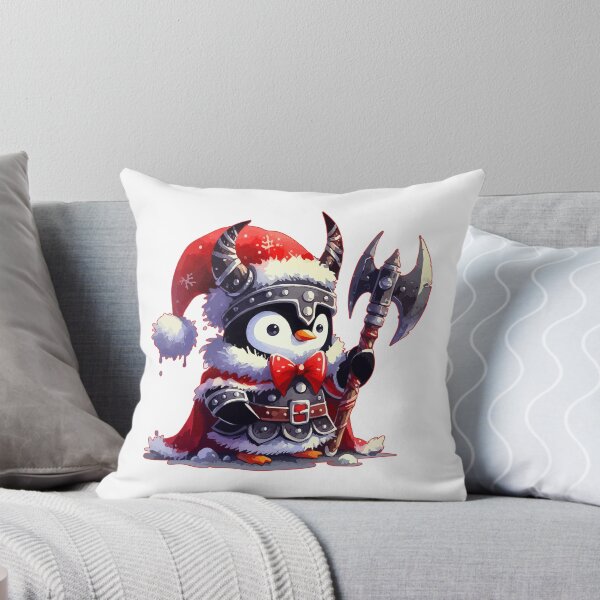 Item preview, Christmas Penguin Viking Kawaii Xmas designed and sold by TomFrontierArt.