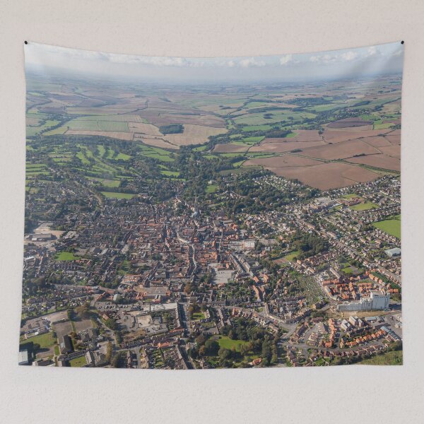 Item preview, Louth Town, Lincolnshire, UK, Aerial View designed and sold by Paul Thompson Photography.