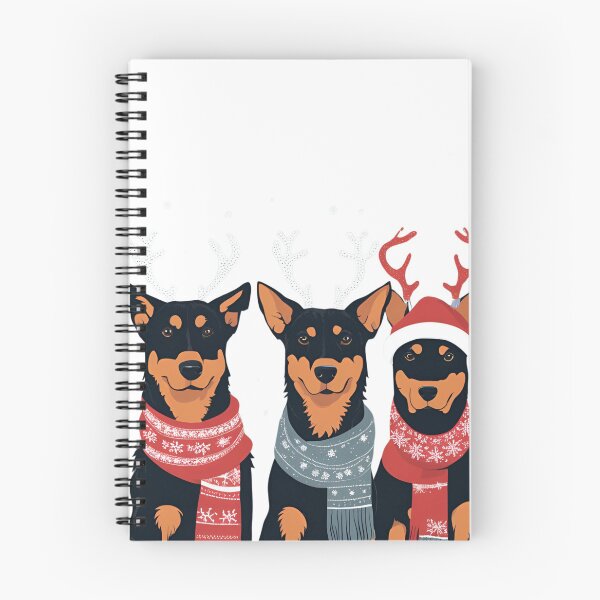 Item preview, Festive Beaucerons – Christmas Pattern designed and sold by GoodyPaws.