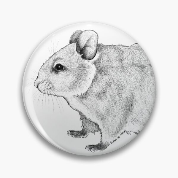 Item preview, Greater Stick Nest Rat Illustration designed and sold by Mousewren.
