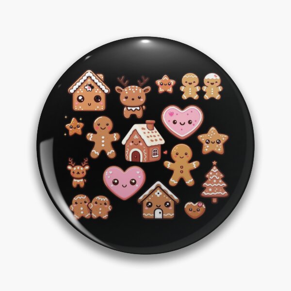 Item preview, Kawaii Christmas (gingerbread) designed and sold by Playful-Monster.
