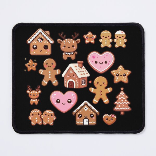 Item preview, Kawaii Christmas (gingerbread) designed and sold by Playful-Monster.