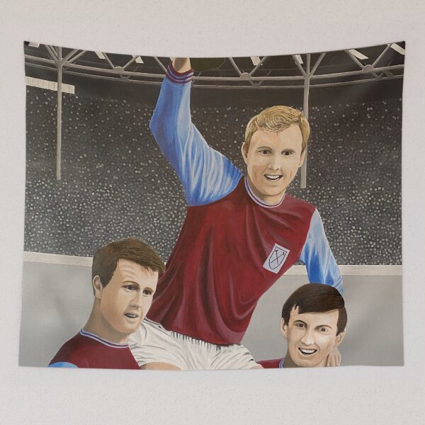 Item preview, My Painting of "When West Ham Utd Won The World Cup 1966" designed and sold by mikzart.