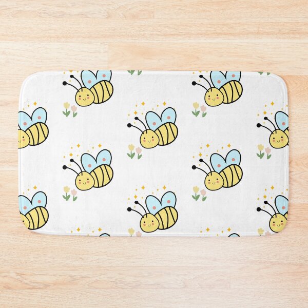 Item preview, Beautiful little bee flying with sparkles and flowers designed and sold by mysummerland.
