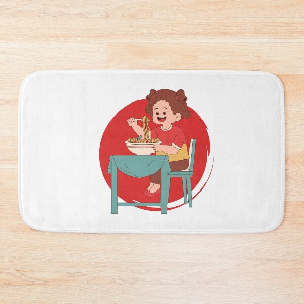 Item preview, Girl Eating Spaghetti designed and sold by Marijadeco.