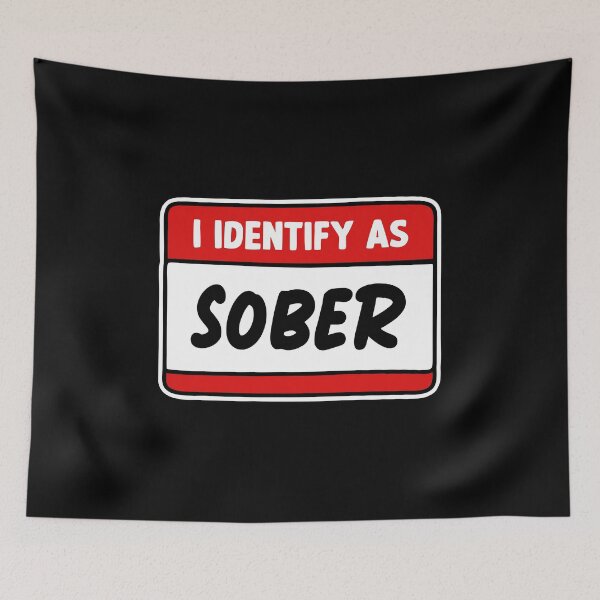 Item preview, I Identify As Sober designed and sold by zhilwahesani.