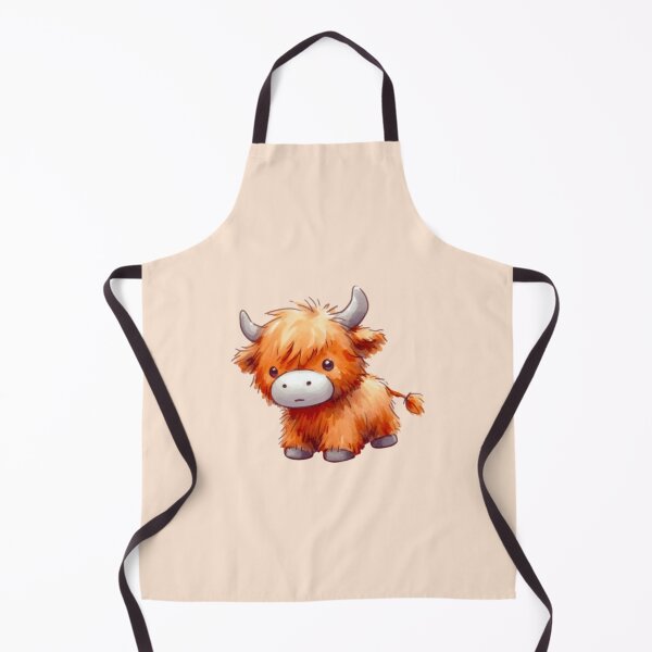 Item preview, Brown highland calf designed and sold by DaintyDooodles.