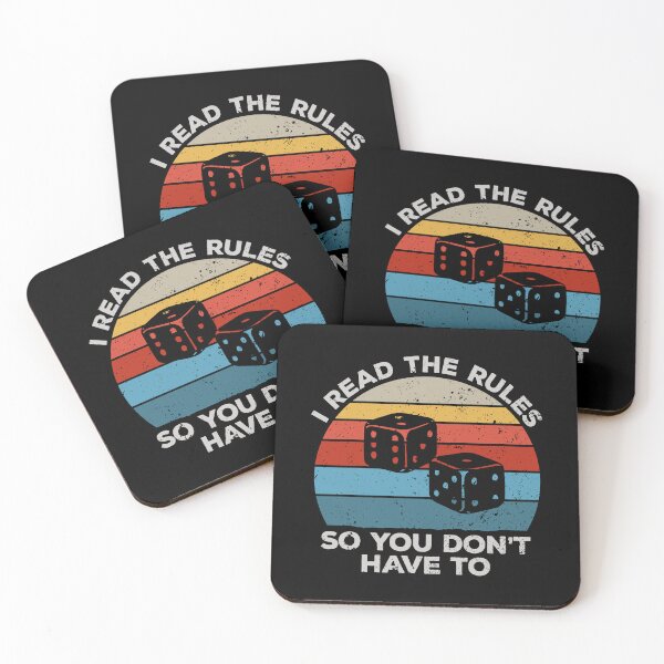 Item preview, I Read The Rules, So You Dont Have To - Funny Game Night Board Games designed and sold by zhilwahesani.