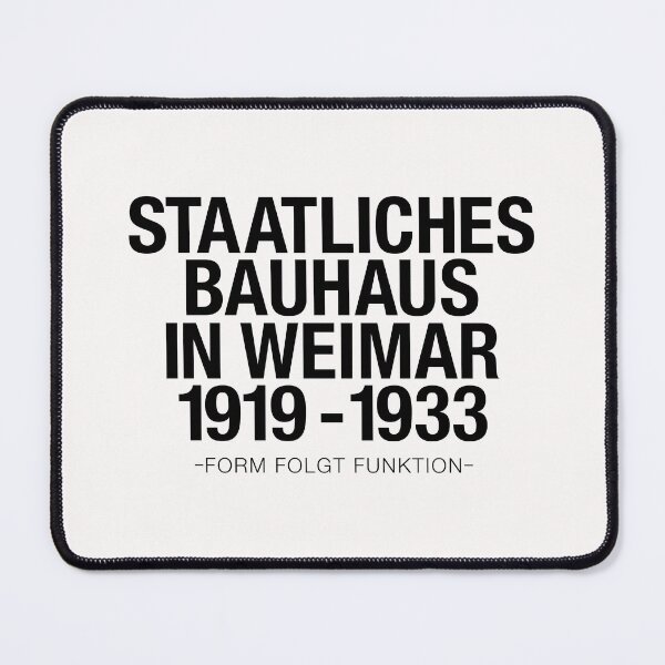 Item preview, Bauhaus Typographic Tribute – Staatliches Bauhaus Weimar 1919-1933 Logo Design designed and sold by Boogosh.