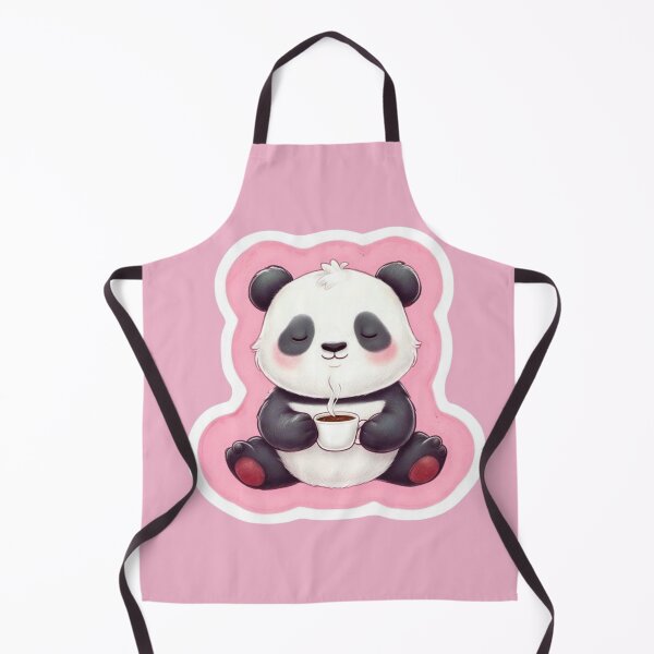 Item preview, Panda Relaxing in Yoga Pose Drinking Tea designed and sold by CreatedbyKandJ.