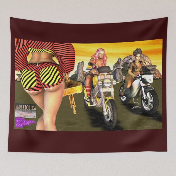 Item preview, The Motorcycle Race War... designed and sold by Alphaholics Non-Anonymous Art Studios.