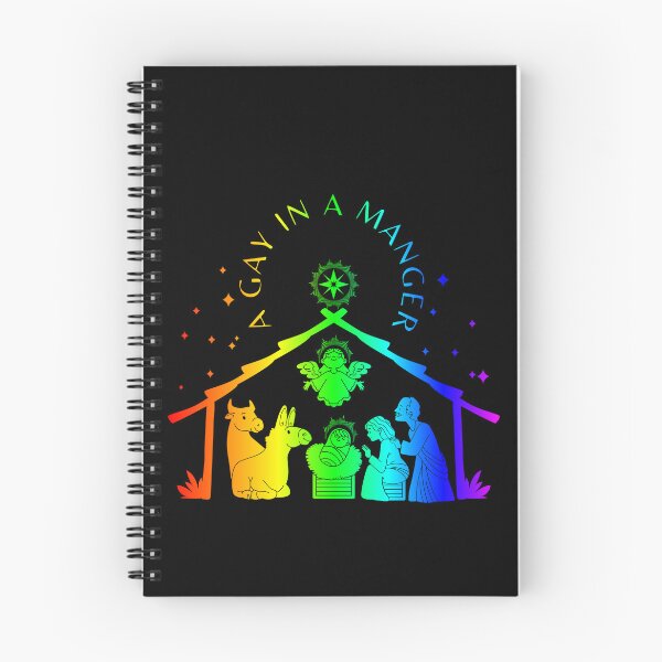 Item preview, gay manger christmas lgbtq funny  designed and sold by Gossip Rag.
