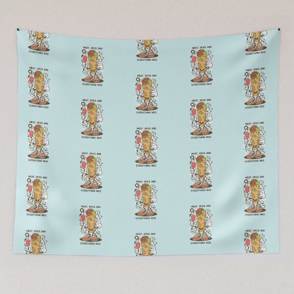 Item preview, Cartoon Shawarma Character designed and sold by Fanverse Merchandise.