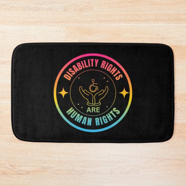 Item preview, Disability Rights Are Human Rights, Pansexual pride flag graphic, Motivational, Inspirational, Powerful, Strong, Equal Rights for all,  Love wins, Love is love, Pride, 3rd December,  designed and sold by PrideBeProud.