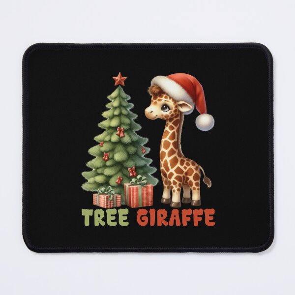 Item preview, Funny Christmas Tree Giraffe Holiday Giraffes Santa Hat Xmas Gift designed and sold by Imaginarium Design.
