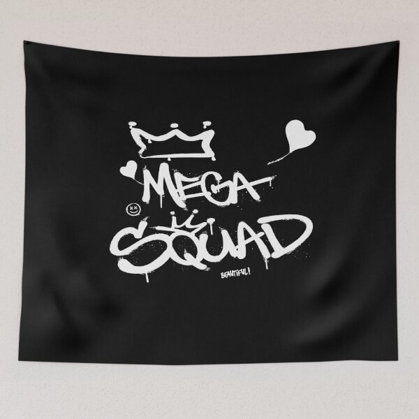 Item preview, Mega Squad Graffiti Design Wall Art designed and sold by Endo Designs - cause Love and Life matters.