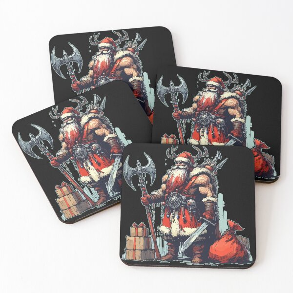 Item preview, Viking Santa Christmas Xmas  designed and sold by TomFrontierArt.