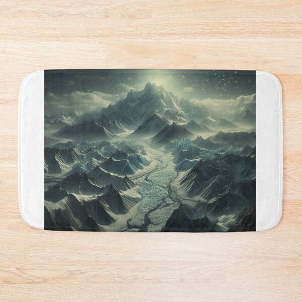 Item preview, Majestic Mountain Range with Starry Sky designed and sold by choder61.