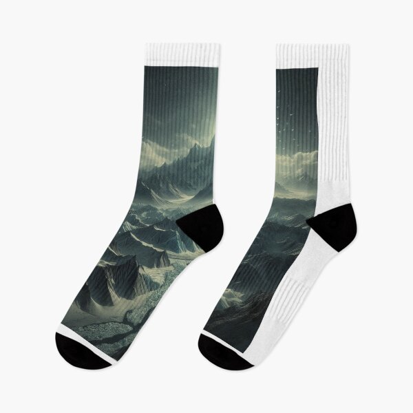 Item preview, Majestic Mountain Range with Starry Sky designed and sold by choder61.