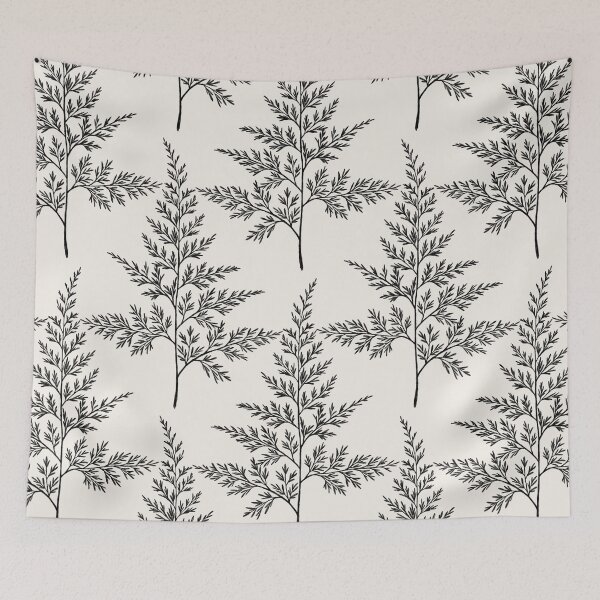 Item preview, Black Ink Watercolor Fern for Plants Lovers. Minimalistic Modern Illustration designed and sold by helga-wigandt.