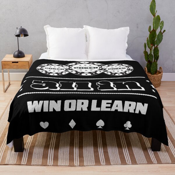 Item preview, GAME - POKER - TEXAS HOLDEM - All In – Win or Learn - 1 designed and sold by ArtProjectShop.