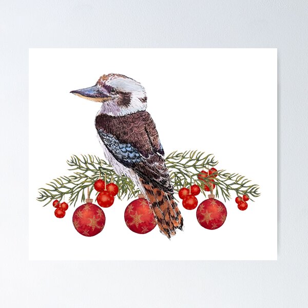 Item preview, Kookaburra Christmas  designed and sold by KatrinaPullin.