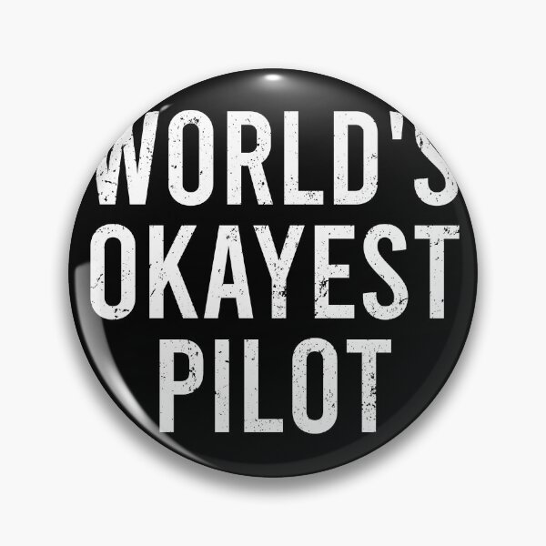 Item preview, World's Okayest Pilot designed and sold by zeviwanty.